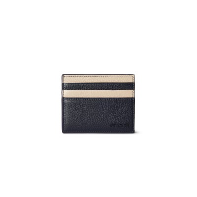 GUCCI BI-COLOR CARD CASE WITH GUCCI LOGO ‎817043AAEGG4043 (10*8cm)